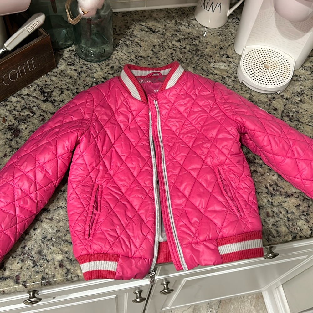 Girls 5-6 Michael Kors Pink Bomber jacket - so adorable!!